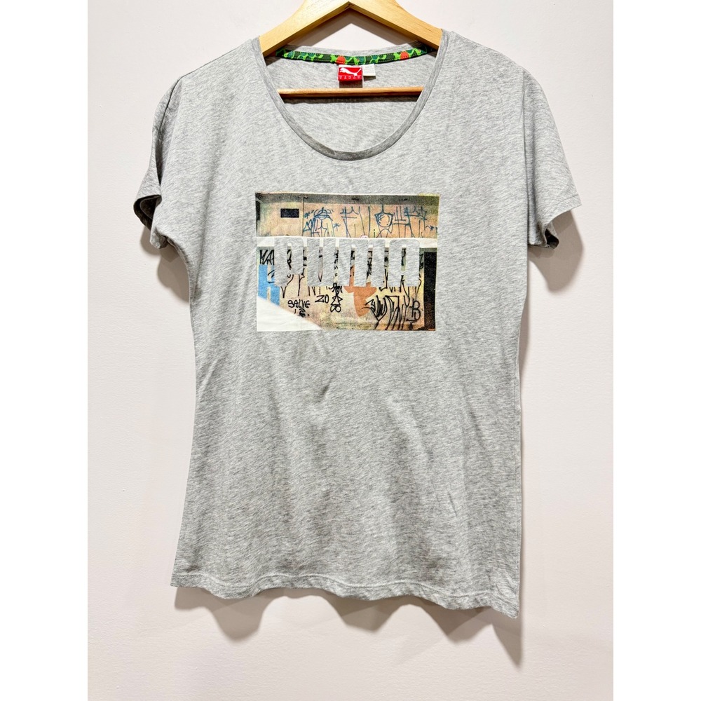 PUMA x Kozyndan Amsterdamned Graphic T-Shirt Gray Rare‎ Medium Artist Collab